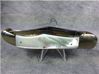 RIGID RG-8 Limited Edition Trophy Whitetail Mother of Pearl Folding Hunter Knife