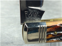 2005 SCHATT & MORGAN QUEEN File & Wire 041140 Bone Gunstock Knife