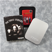 THREE STOOGES GOLFING Red Matte Lighter (Zippo, 20989, 2004)