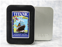 TITANIC WHITE STAR LINE Brushed Chrome Lighter (Zippo, 2000)