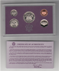1993  Proof Set (purple box 5 coins)