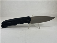 2006 BUCK CHINA 471 Black Diamondback textured Kraton Fixed Blade Knife