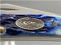 2013 Case 6220 SS Jiggged blue bone CASE COLLECTORS CLUB Peanut