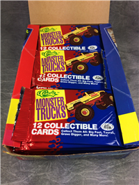 CLASSIC MONSTER TRUCKS Collector Cards Full Box 36 Unopened Packs (Classic Games, 1990)