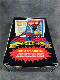 MARVEL UNIVERSE Collector Trading Cards Full Box of 36 Unopened Packs (Impel, 1990)