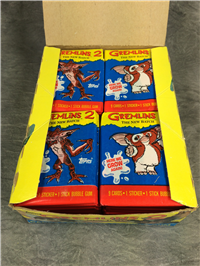 GREMLINS 2 Collector Cards Full Box of 36 Unopened Wax Packs (Topps, 1990)