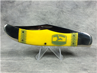 2009 CASE XX 6265 SS John Deere Yellow Bone Folding Hunter Knife With Sheath