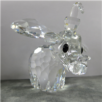 Crystal DUMBO ELEPHANT 2-5/8 inch Figurine with Black Eyes (Swarovski, 7640 NR 100 001, 1990)