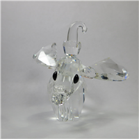 Crystal DUMBO ELEPHANT 2-5/8 inch Figurine with Black Eyes (Swarovski, 7640 NR 100 001, 1990)