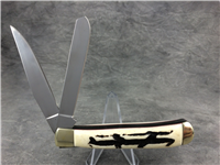 Custom HAL FARREN Handmade In USA White Stag Trapper