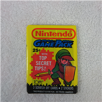 NINTENDO GAMEPACK Scratch Off Card Pack   (Topps, 1989)