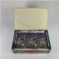 VIETNAM Fact Cards, Complete Box of 48 Cello Packs (Dart Flipcards, 1988)