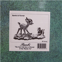 BAMBI & FLOWER He Can Call Me Flower If He Wants To 9-1/2 inch Disney Figurine (WDCC, 11K-41010-0, 1992)