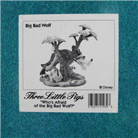  Who's Afraid of the Big Bad Wolf? 8-1/2 inch Disney Figurine (WDCC, 11K41039-0, 1993)
