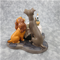 JOE, TRAMP, LADY & TONY Bella Notte 7-1/2 inch Disney Figurine Set (WDCC, 11K-41284-0, 1998)