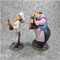 JOE, TRAMP, LADY & TONY Bella Notte 7-1/2 inch Disney Figurine Set (WDCC, 11K-41284-0, 1998)