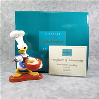 DONALD DUCK Something's Cooking 6-1/2 inch Limited Edition Disney Figurine (WDCC, 1217772, 2001)