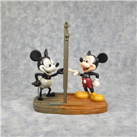 MICKEY MOUSE Mickey Then and Now 7-1/4 inch Disney Figurine (WDCC, 1226333, 2002)