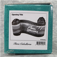 OPENING TITLE Three Caballeros 1-3/4 inch Disney Scroll (WDCC, 11K-41070-0 , 1995-1996)