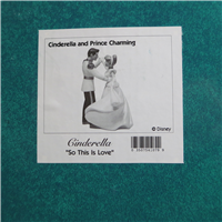 PRINCE CHARMING & CINDERELLA So This is Love 9-1/2 inch Disney Figurine (WDCC, 1995-2005)
