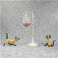 SI, AM & BIRDCAGE We are Siamese If You Please & We are Siamese If You Don't Please Disney Figurine (WDCC, 11K-46210-0, 2002)