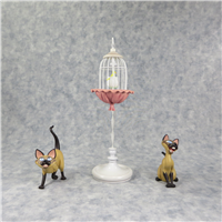 SI, AM & BIRDCAGE We are Siamese If You Please & We are Siamese If You Don't Please Disney Figurine (WDCC, 11K-46210-0, 2002)