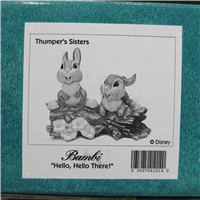 THUMPER'S SISTERS Hello, Hello There! 3-3/4 inch Disney Figurine (WDCC, 11K-41014-, 1992-1998)