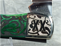 2010 CASE XX 6165 SS Green Ivy Laser Design Folding Hunter