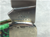 2010 CASE XX 6165 SS Green Ivy Laser Design Folding Hunter