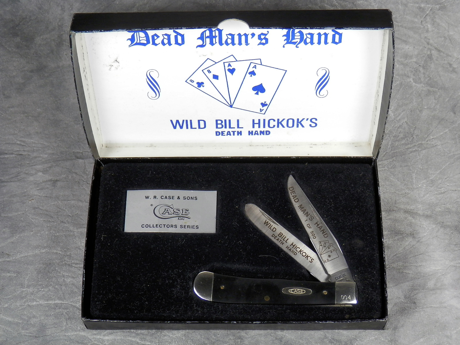 How Much Is 1992 Case Xx Usa 2254 Ss Ltd Wild Bill Hickok Dead Mans Hand Trapper Worth 8638