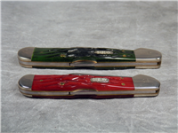 1998 CASE XX USA 61749L & 61549L Season's Greetings Bone CopperLock Knife Set