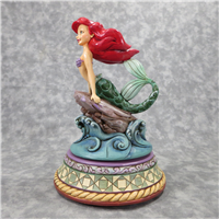 ARIEL Part Of Your World 7-1/2 inch Disney Figural Music Box (Jim Shore, 4015336, 2009)