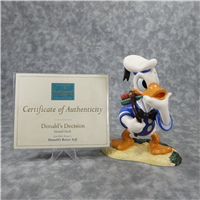 DONALD DUCK Donald's Decision 6 inch Disney Figurine (WDCC, 11K-41296-0, 1998-1999)