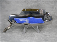 KOBALT Stainless Steel Folding Lockback Utility Razor Knife with Sheath