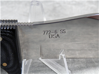 CASE XX 772-6 SS USA Black Micarta Hunter