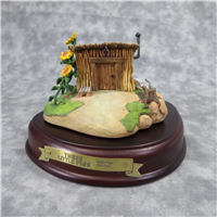 FIDDLER PIG'S STICK HOUSE 2-1/4 inch Disney Enchanted Places Sculpture (WDCC, 11K-41204-0, 1996-1998)