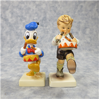 LITTLE DRUMMER & DONALD DUCK DRUMMER Figurines (Hummel 240/17 323, TMK)