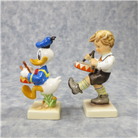 LITTLE DRUMMER & DONALD DUCK DRUMMER Figurines (Hummel 240/17 323, TMK)