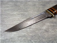 Block Letter CASE Leather Fixed Blade Knife