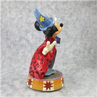 MICKEY MOUSE Sorcerer Mickey 9-3/4 inch Disney Figural Music Box with Light (Jim Shore, Enesco, 4013249)