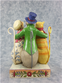 THREE CAROLING CATS 6-3/4 inch Figurine (Jim Shore, Enesco, 4010897, 2008)