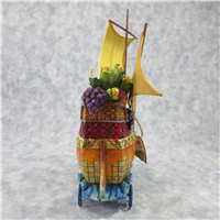 A NEW WORLD 9-3/4 inch Mayflower with Pilgrims Figurine (Jim Shore, Enesco, 4009016, 2007)