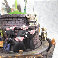 HALLOWEEN TOWN 8-3/4 inch Nightmare Before Christmas Snow Globe (Disney Direct, Touchstone Pictures, 1993 )