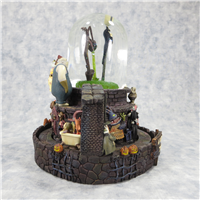 HALLOWEEN TOWN 8-3/4 inch Nightmare Before Christmas Snow Globe (Disney Direct, Touchstone Pictures, 1993 )