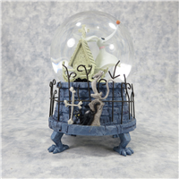 ZERO 7-1/4 inch Nightmare Before Christmas Snow Globe (Disney Direct, Touchstone Pictures, 1993)