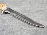 QUEEN Fixed Blade Hunting Knife with Leather Sheath