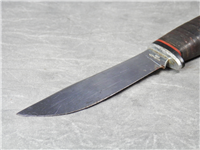 1965-1985 CASE XX USA 366 Stacked Leather Fixed Blade Hunting Knife