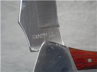 COBRA Wood & Stainless Steel Folding Lockback