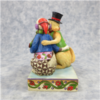 CAROLING CANINES 5-1/2 inch Three Caroling Dogs Figurine (Jim Shore, Enesco, 4010898, 2008)