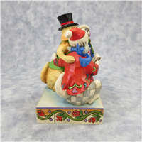CAROLING CANINES 5-1/2 inch Three Caroling Dogs Figurine (Jim Shore, Enesco, 4010898, 2008)